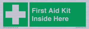 First Aid Kit Inside Here